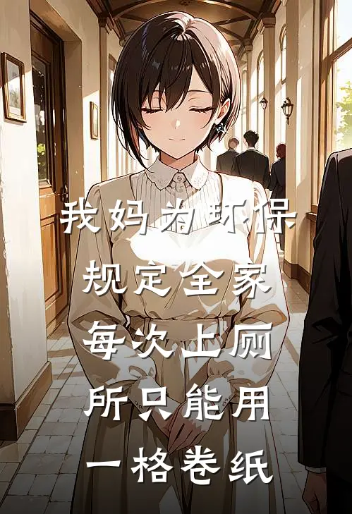 我妈为环保，规定全家每次上厕所只能用一格卷纸