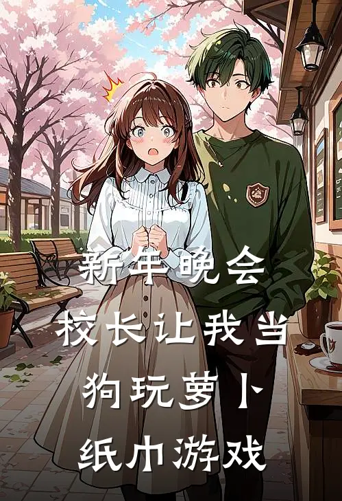 新年晚会，校长让我当狗玩萝卜纸巾游戏