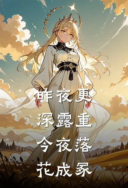 昨夜更深露重,今夜落花成冢